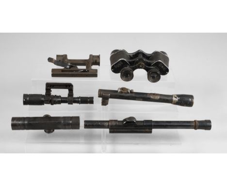 Konvolut ZielfernrohreWehrmacht, Zielfernrohr GW ZF 4 ddx. zum G/K 43, für Scharfschütze und Jäger etc., Optik klar mit Stach