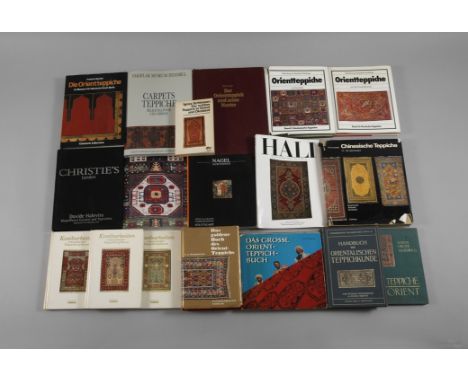 Konvolut Fachbücher Teppiche18 Stück, bestehend aus: 1) Das goldene Buch des Orientteppichs, 2) Teppiche aus dem Orient, 3) D