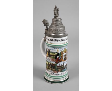 Reservistenkrug Grenadier-Regiment 101 Dresdenbezeichnet "k. S. 2. Gren.-Rgt. Kaiser Wilhelm, König v. Preußen, Nr. 101, 5. C