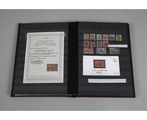 Briefmarkensammlung Deutsches Reichdarunter Einzelmarken altdeutscher Staaten, mit Baden, Hannover, Braunschweig, Thurn und T