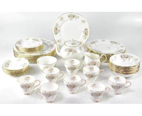 A Duchess China 'Lansbury' dinner and tea service to include dinner plates, side plates, cups, saucers, teapot, bowls, etc.