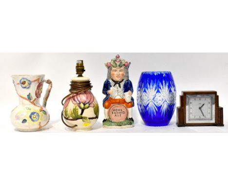 Various collectables to include a 19th century Toby jug depicting a stout gentleman sat on a barrel marked 'Home Brewed Ale' 