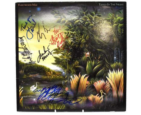 FLEETWOOD MAC; 'Tango in the Night' album bearing various signatures to the sleeve.We have not authenticated these signatures
