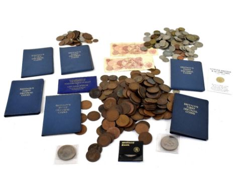 A quantity of mainly British mixed coinage to include a 1936 crown for Prince Charles and Lady Diana 1981, commemorative coin