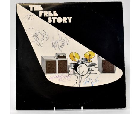 FREE; 'The Free Story', double album with gatefold sleeve bearing numerous signatures to both the front and inner sleeve.We h
