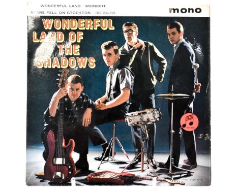 THE SHADOWS; 'Wonderful Land of The Shadows' bearing various signatures to the reverse of the sleeve. CONDITION REPORT This i