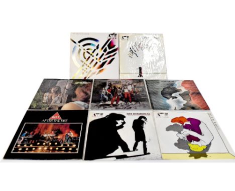 AFTER THE FIRE; seven records to include 12" singles 'Der Kommissar', 'Rich Boys', 'Frozen Rivers' and a 7" single 'One Rule 
