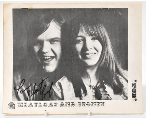 MEATLOAF; a booklet 'Meatloaf and Stoney' bearing the signature of the star to the cover.We have not authenticated these sign