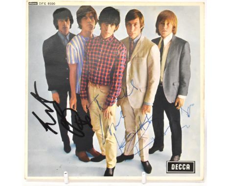 THE ROLLING STONES; a 45rpm 'Five by Five', from 1964, inscribed 'Thanks, Love' and bearing the signature Keith Richard besid