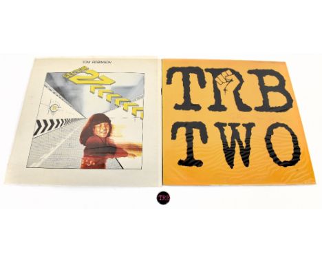 TOM ROBINSON; related items to include albums 'TRB Two' and 'Sector 27', both signed, a Tom Robinson ticket from the Carnegie