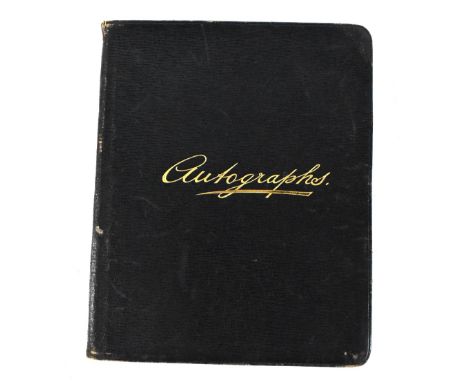 LIVERPOOL FOOTBALL CLUB; an interesting autograph book containing the autographs of Liverpool Football Club squad 1946-1947, 