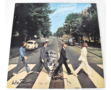 PAUL & LINDA MCCARTNEY; The Beatles 'Abbey Road', 1969 album inscribed 'To Alex from Paul McCartney and Linda McCartney' with