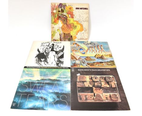 Five Folk and Rock albums to include 'Planet Waves' by Bob Dylan and 'Full Circle' by The Doors (6). CONDITION REPORT Planet 