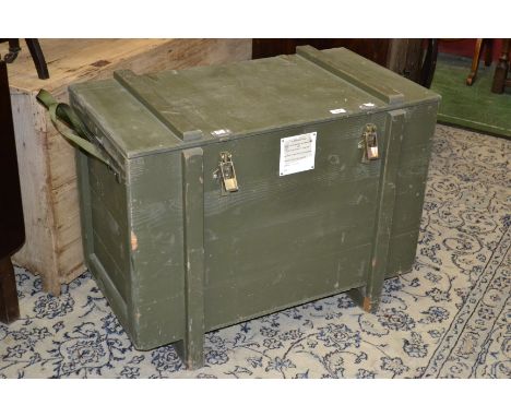 A military ammunition/supply box