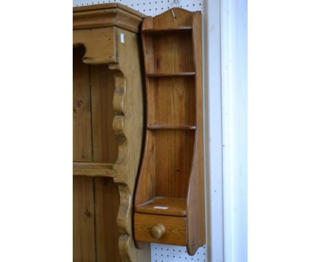 A 20th century pine spice rack