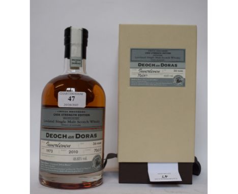 A 70cl bottle of Deoch an Doras single malt Scotch whisky, Inverleven Distillery, aged 36 years, 48.85% vol  