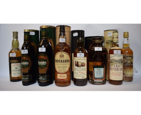 A bottle of Signatory Vintage Macduff Speyside single malt Scotch whisky, 1995, aged 19 years, 55.3% vol, with tube, a bottle
