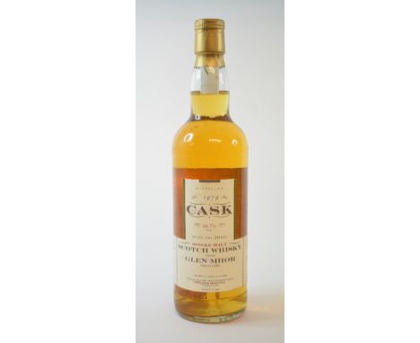 A bottle of Glen Mohr single malt Scotch whisky, 1979, bottled 1995, 66.7% vol, and a box  See illustration    Condition repo