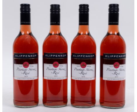 Twenty four bottles of Klippenkop Pinotage/Shiraz Rose, 2010This lot is subject to VAT on the hammer priceThis lot is at our 