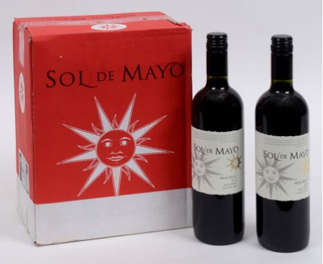 Twenty four bottles of Sol del Mayo Malbec, 2013This lot is subject to VAT on the hammer priceThis lot is at our salerooms an