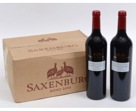 Twelve bottles of Saxenburg Private Collection Cabernet Sauvignon, 2008This lot is subject to VAT on the hammer priceThis lot