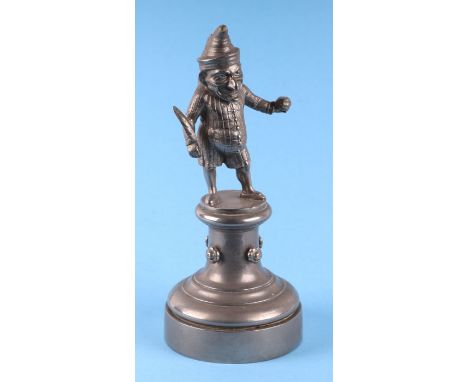A Public House figural bar lighter in the form of Mr Punch, 23cms high.