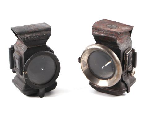 A New Citadel bicycle lamp; together with another similar (2).