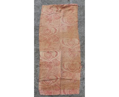 An Arts &amp; Crafts textile panel / fragment, possibly Liberty, 60 by 198cms.
