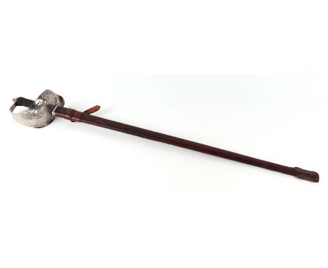 A George V dress sword by C Boyton, in a leather scabbard, 103cms long.Condition ReportThe sword has general wear, the blade 