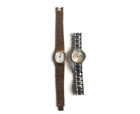 A ladies Mappin &amp; Webb dress wristwatch, in original box; together with a ladies Ebel Beluga wristwatch, both quartz (2).