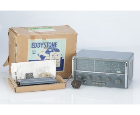 Eddystone Model EC10 Radio wireless Receiver, Boxed, English, c.1969, by Eddystone, with original instructions, in original c
