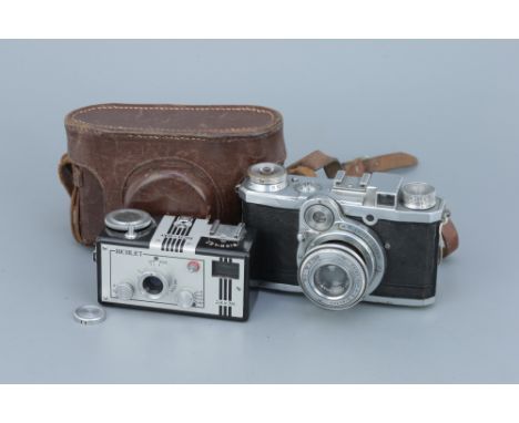 A Rich-Ray Richlet 24x36 Camera, together with a Zeiss Ikon Tenax (2)