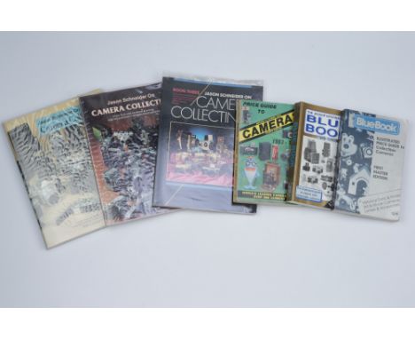 Three Books on Camera Collecting by Jason Schneider, book one, two and three, including three other price guide books (6)