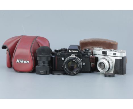 A Nikon F3 SLR Camera, with Nikon AIs Nikkor f/1.4 50mm lens, body, VG, shutter untested, lens, VG, with Nikon DW-4, also inc