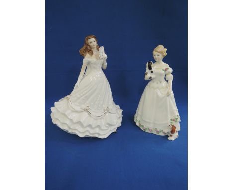 A Royal Doulton figurine, Take Me Home and a Royal Worcester figurine, Special Occasion 