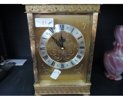 A modern carriage/mantel clock