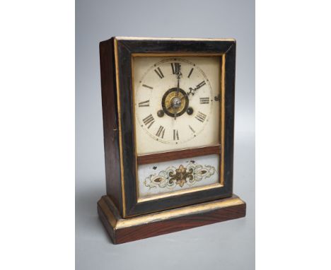 An American shelf clock-22 cms high.