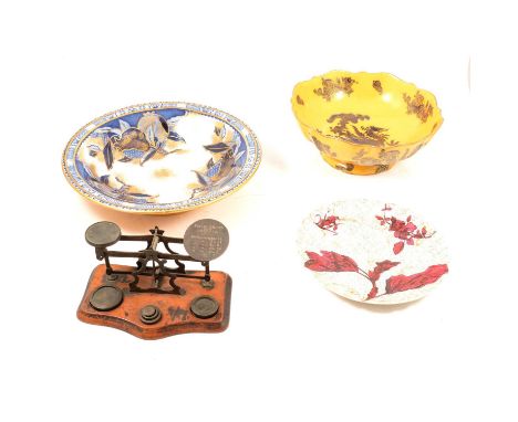 Royal Crown Derby Imari plate, diameter 27cm, pin dish, Masons dragon printed bowl, Coronaware bowl, Japanese charges, potter