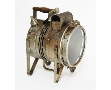 A vintage Tilley AL21 hand held inspection spot lamp circa 1950s, with instructions.