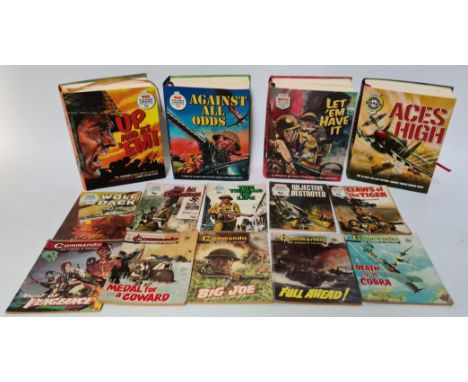 A collection of 69 Picture Library illustrated stories in six bound volumes comprising; three War, two Battle and one Air Ace