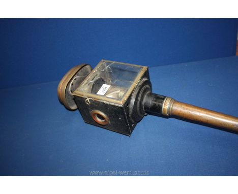 A carriage/barge Lamp, a/f.