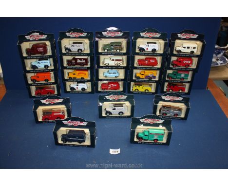 A large quantity of Days Gone Vanguards from the fifties and sixties collection including fire engine, Mini, Morris van, Bedf