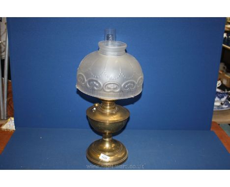 A Victorian Parrafin lamp