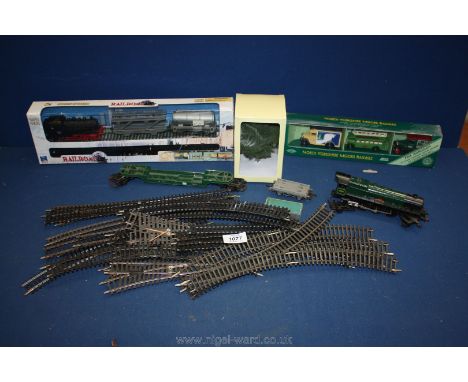 Miscellaneous train track 1/72 scale railroad selection Massachusetts 86-200 train and line and a boxed North Yorkshire moors