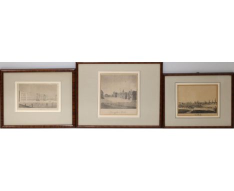 11 Stiche (18./19. Jh.) Verschiedene Berlin-Ansichten. Teils stärker gebräunt bzw. fleckig. Ca. 12,5x 16,5 bis 20x 33 cm. Übe