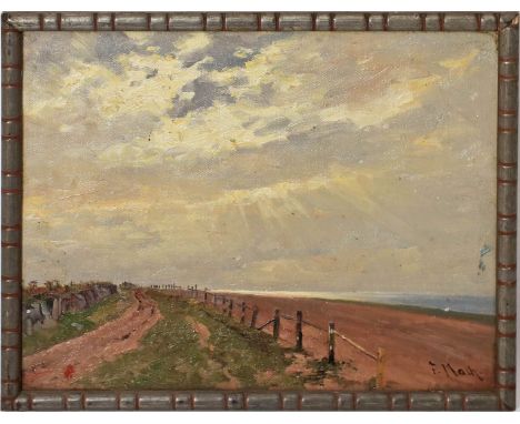Nath, Friedrich (1859 Stallupänen - Berlin 1929) Wolkenbildung über Küste. Öl/Lwd./Karton, re. u. sign. 21x 26 cm. R.