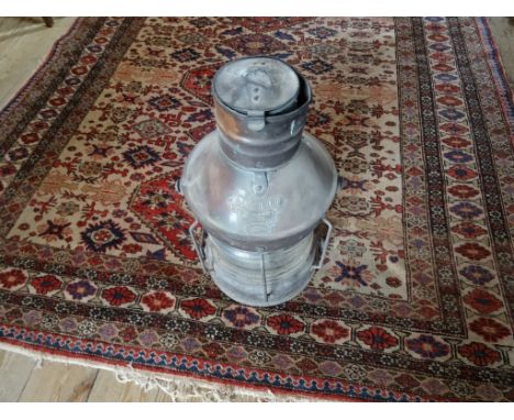 A ship's Anchor lantern, signed R C Murray & Co., Glasgow, (52cm).