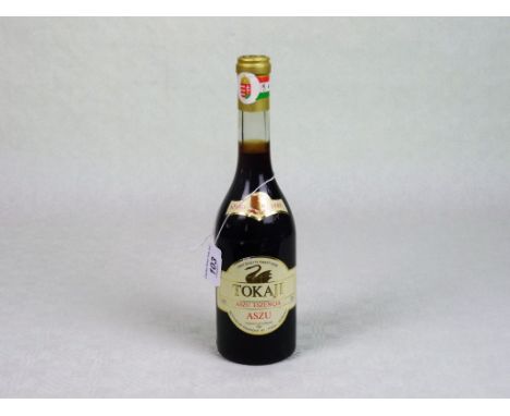 A bottle of 1988 Tokaji Aszu Eszencia dessert wine, 500ml.