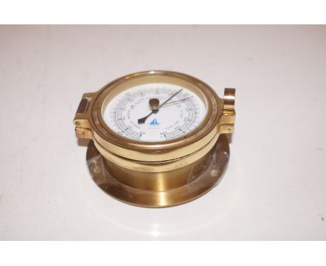 Brass Scottish barometer 