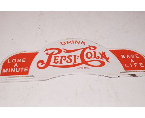 Pepsi cola enamel sign 